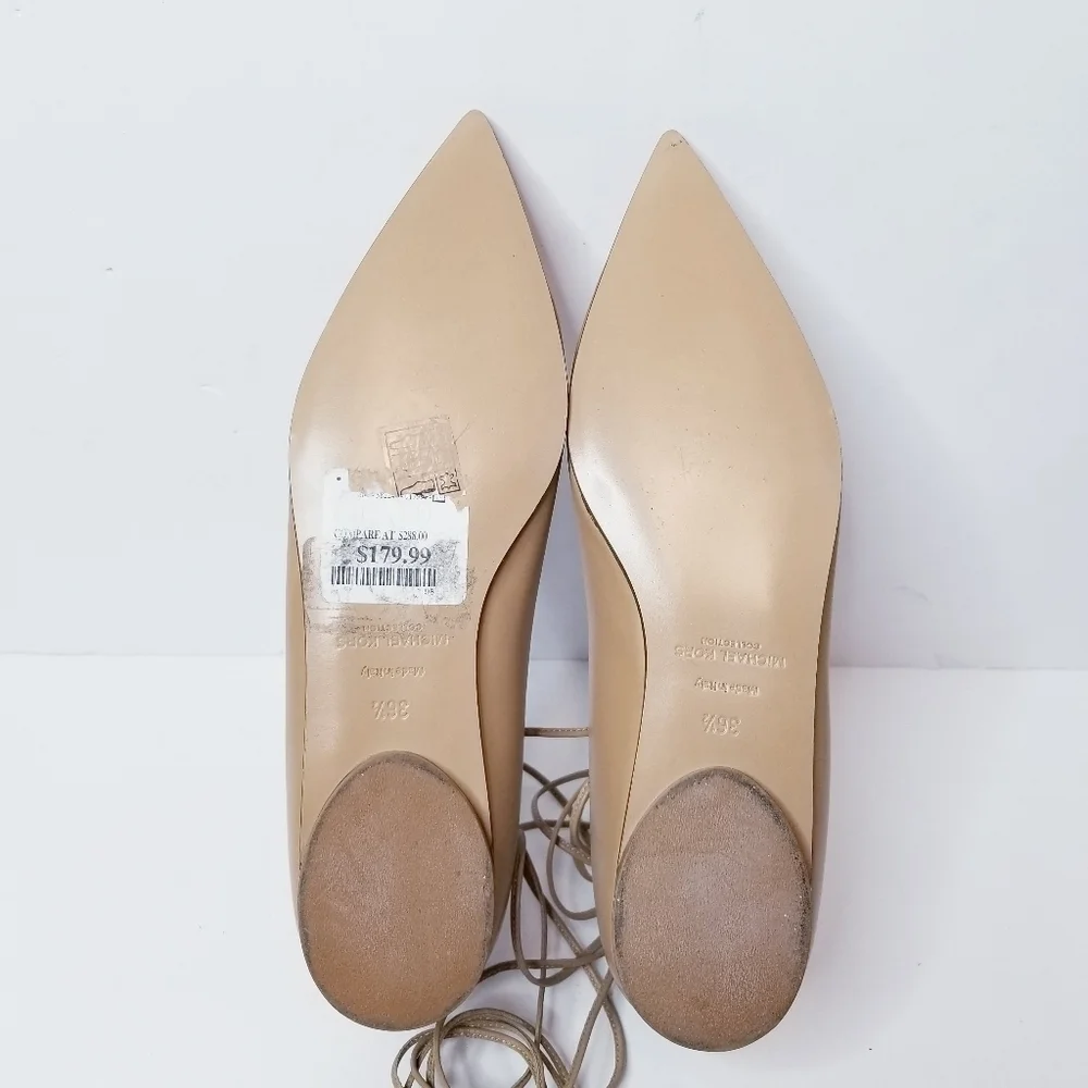 Michael‎ Kors Collection Kallie Leather Lace up flat
